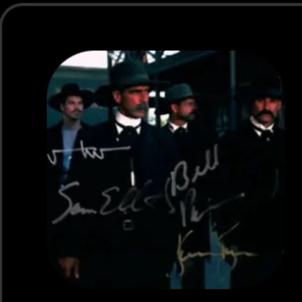 Sam Elliot Kurt Russell + 2 autographed TOMBSTONE PHOTO with COA
